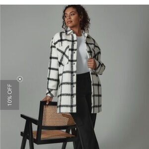 7 Diamonds Monochrome Checkered Teddy Jacket
Slight staining on inside lining